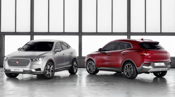 Borgward BX6 TS (l.) und BX5.  Foto:Auto-Medienportal.Net/Borgward